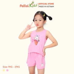 BST Mùa Hạ - Bộ Đùi Tay Ngắn Cotton Mỹ Bé Gái Cao Cấp - 025 2063