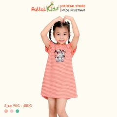 Đầm Dáng A Cánh Dơi Cotton Mỹ Cao Cấp - 02C 8024