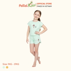 BST Mùa Hạ - Bộ Đùi Tay Ngắn Cotton Mỹ Bé Gái Cao Cấp - 025 2048