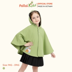 Áo Choàng Cánh Dơi Cotton Melan Bé Gái Cao Cấp - 191 4008