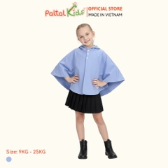 Áo Choàng Cánh Dơi Cotton Melan Bé Gái Cao Cấp - 191 4005