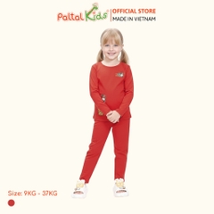 BST Mùa Đông - Bộ Dài Tay Dài Cotton Mỹ Bé Gái Cao Cấp - 023 6086