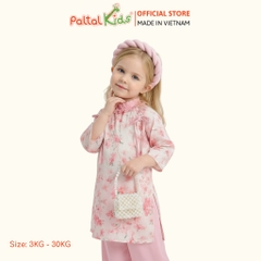 Set Áo Dài Thêu Hoa Cách Tân Kèm Phụ Kiện Bé Gái Cao Cấp - 533 6093