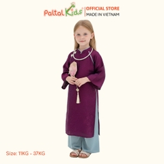 Set Áo Dài Gấm Mềm Mợ Chảnh Cách Tân Bé Gái Cao Cấp - 533 6102