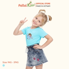 Áo Thun Cotton Mỹ Bé Gái Cao Cấp - 020 1364