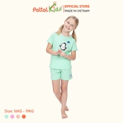 Đồ Bộ Đùi Cơ Bản Cotton Mỹ Bé Gái Cao Cấp - 025 5161 - Size 11