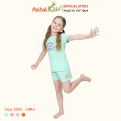 Đồ Bộ Đùi Cơ Bản Cotton Mỹ Bé Gái Cao Cấp - 025 5162 - Size 12