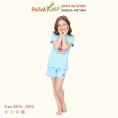 Đồ Bộ Đùi Cơ Bản Cotton Mỹ Bé Gái Cao Cấp - 025 5163 - Size 13