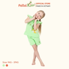 BST Mùa Hạ - Bộ Đùi Tay Ngắn Cotton Mỹ Bé Gái Cao Cấp - 025 5156