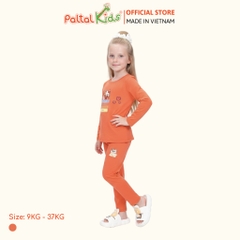 BST Mùa Đông - Đồ Bộ Tay Dài Cotton Mỹ Bé Gái Cao Cấp - 023 6025