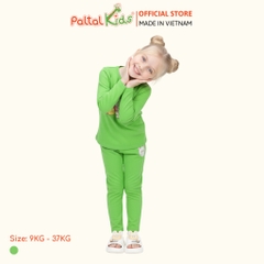 BST Mùa Đông - Đồ Bộ Tay Dài Cotton Mỹ Bé Gái Cao Cấp - 023 6026