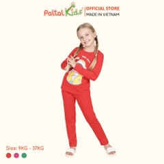 BST Mùa Đông - Đồ Bộ Tay Dài Cotton Mỹ Bé Gái Cao Cấp - 023 6021