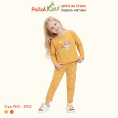 BST Mùa Đông - Đồ Bộ Tay Dài Cotton Mỹ Bé Gái Cao Cấp - 023 6020