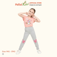 Quần Dài Cotton Borib Bé Gái Cao Cấp - 228 8051