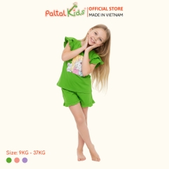 BST Mùa Xuân - Bộ Đùi Tay Ngắn Cotton Mỹ Bé Gái Cao Cấp - 025 2153