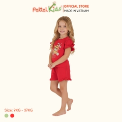 BST Mùa Xuân - Bộ Đùi Tay Ngắn Cotton Mỹ Bé Gái Cao Cấp - 025 2169