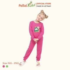 BST Mùa Đông - Bộ Dài Tay Dài Cotton Mỹ Bé Gái Cao Cấp - 023 6079
