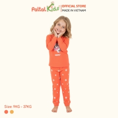 BST Mùa Đông - Bộ Dài Tay Dài Cotton Mỹ Bé Gái Cao Cấp - 023 6036