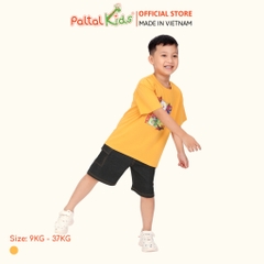 Áo Thun Cotton Mỹ Hình In Mèo GO! Bé Trai Cao Cấp - 020 1400