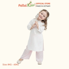 Set Áo Dài Gấm Mềm Cách Tân Bé Gái Cao Cấp - 533 6122