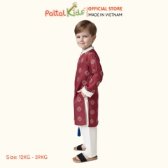 Set Áo Dài Gấm Mềm Cách Tân Bé Trai Cao Cấp - 533 6127