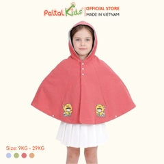 Áo Choàng Cánh Dơi Cotton Melan Bé Gái Cao Cấp - 191 4026