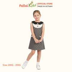 Đầm Dáng A Cổ Sen Nơ Nhí Kate Bé Gái Cao Cấp - 11C 8036