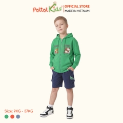 Áo Khoác Cotton TC Chống Nắng Hình In Sóc Chuột Bé Trai Cao Cấp - 431 4024