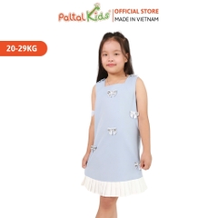 Đầm Dáng A Đuôi Cá Đính Nơ Lụa Nhung Cao Cấp - 26C 8037