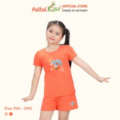 BST Mùa Xuân - Bộ Đùi Tay Ngắn Cotton Mỹ Bé Gái Cao Cấp - 025 2043