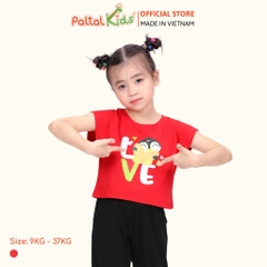 Áo Croptop Cotton Mỹ Bé Gái Cao Cấp - 020 1369
