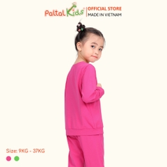 BST Mùa Đông - Đồ Bộ Tay Dài Cotton Mỹ Bé Gái Cao Cấp - 023 6018