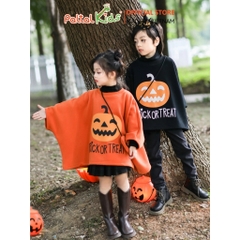 HALLOWEEN 2025 - Áo Choàng Bí Ngô Bé Trai Bé Gái Cao Cấp