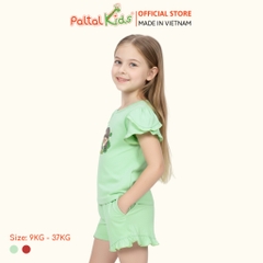 BST Mùa Xuân - Bộ Đùi Tay Ngắn Cotton Mỹ Bé Gái Cao Cấp - 025 2027