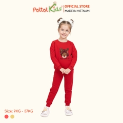 BST Mùa Đông - Bộ Dài Tay Dài Cotton Mỹ Bé Gái Cao Cấp - 023 6080