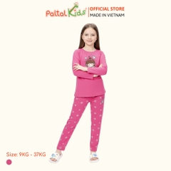 BST Mùa Đông - Bộ Dài Tay Dài Cotton Mỹ Bé Gái Cao Cấp - 023 6088