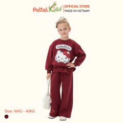 BST Mùa Đông - Đồ Bộ Tay Dài Nỉ Trung Bé Gái Cao Cấp - 223 6051