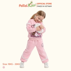 BST Mùa Đông - Đồ Bộ Tay Dài Nỉ 2 Da Bé Gái Cao Cấp - 223 6058