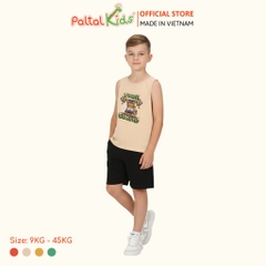 Đồ Bộ Đùi Sát Nách Hình In Nhiệt Cotton Borib Bé Trai Cao Cấp - 225 2127