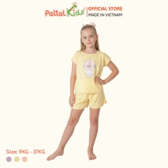 BST Mùa Hạ - Bộ Đùi Tay Ngắn Cotton Mỹ Bé Gái Cao Cấp - 025 2155
