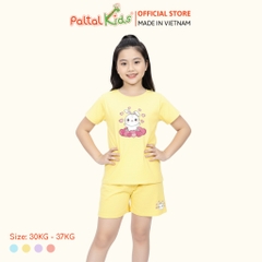 Đồ Bộ Đùi Cơ Bản Cotton Mỹ Bé Gái Cao Cấp - 025 5164 - Size 14