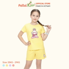 Đồ Bộ Đùi Cơ Bản Cotton Mỹ Bé Gái Cao Cấp - 025 5163 - Size 13