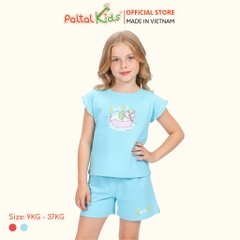 BST Mùa Hạ - Bộ Đùi Tay Ngắn Cotton Mỹ Bé Gái Cao Cấp - 025 5155