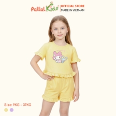 BST Mùa Xuân - Bộ Đùi Tay Ngắn Cotton Mỹ Bé Gái Cao Cấp - 025 5151