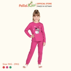 BST Mùa Đông - Đồ Bộ Tay Dài Cotton Mỹ Bé Gái Cao Cấp - 023 6037