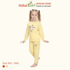 BST Mùa Đông - Bộ Dài Tay Dài Cotton Mỹ Bé Gái Cao Cấp - 023 6035