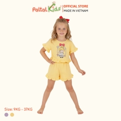 BST Mùa Xuân - Bộ Đùi Tay Ngắn Cotton Mỹ Bé Gái Cao Cấp - 025 2174