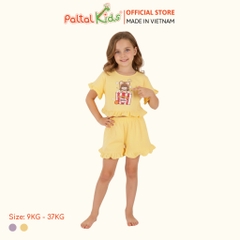 BST Mùa Xuân - Bộ Đùi Tay Ngắn Cotton Mỹ Bé Gái Cao Cấp - 025 2173