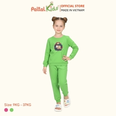 BST Mùa Đông - Bộ Dài Tay Dài Cotton Mỹ Bé Gái Cao Cấp - 023 6085