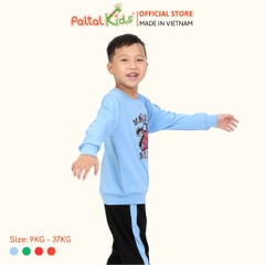 BST Mùa Đông - Đồ Bộ Dài Cotton Borib Bé Trai Cao Cấp - 223 6061